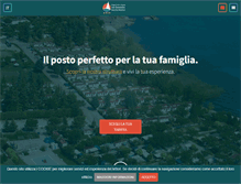 Tablet Screenshot of campingsanbenedetto.it